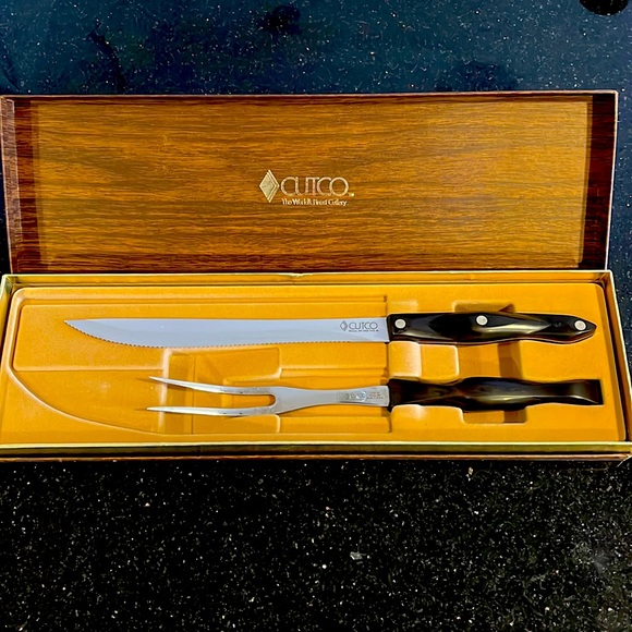 Cutco Kitchen Cutco Carving Knife And Fork Set In Original Box